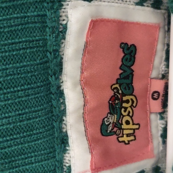 Tipsy Elves ugly Christmas sweater gnome with axe 🪓 - Picture 3 of 4